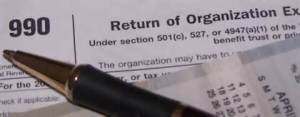IRS Form 990 non-profit form